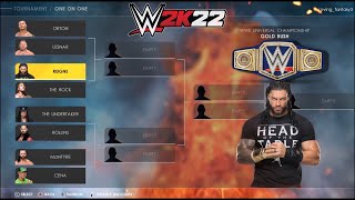 WWE 2K22 LIVE Stream - WWE 2K22 First Tournament