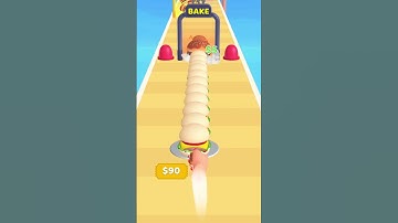 Burger Stack Run #satisfyingvideo #satisfying #android #viral #shorts #gaming #fyp #games #mobile