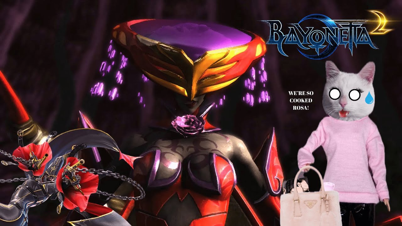 MOTHER ROSA IS HERE IN HELL!!!! Let's Play Bayonetta 2 (Play as Rosa ...