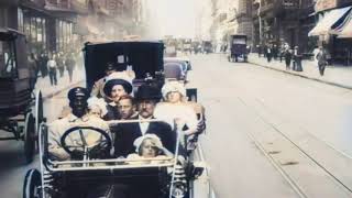 Eski Amerika Ve Asırlık Görüntüleri Renklendirilmiş Hali New York 1911