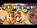 TACOS DE CAMARON RECETA! | CAMARONES RECETAS, FACILES! | COCINA CONMIGO!