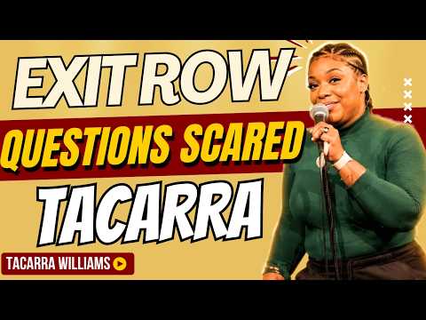 Tacarra Williams Panics Over Exit Row Instructions | Stand-up Comedy 🔥