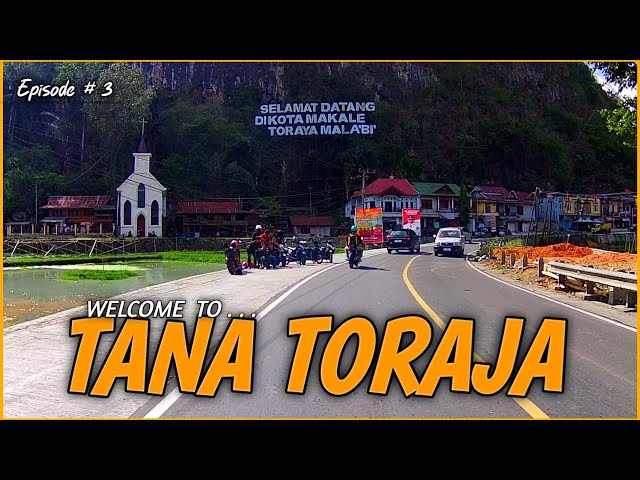 Perjalanan Menuju TANA TORAJA Sulawesi Selatan [ Episode 3 ] Melewati kota Makale Arah Rantepao class=