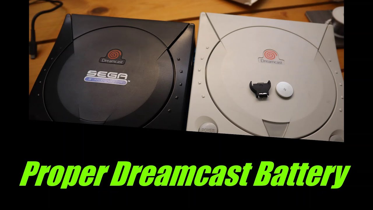 Replacing a Sega Dreamcast clock battery and socket mod (battery holder