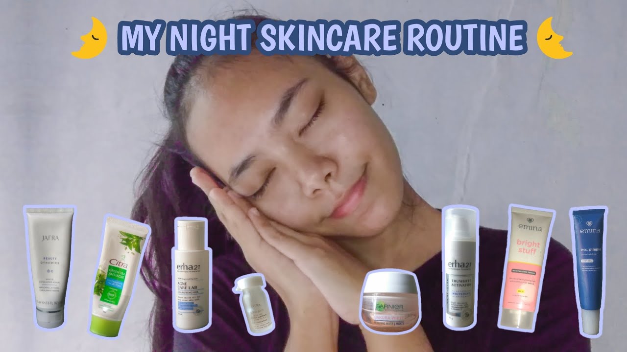 🌛 My night skincare routine (april '21) - YouTube