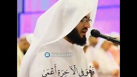 آرح قلبك 🌼 سورة الاسراء بصوت شیخ رعد الكردي حالات واتس اب