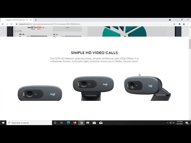 lys s Sidst foran How to Download and Install Logitech HD Webcam C270 Driver on Windows PC  and Mac [Tutorial] - YouTube