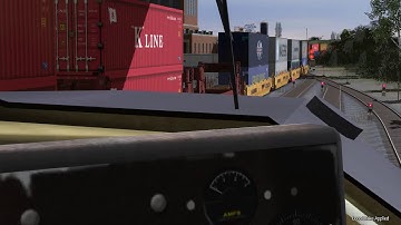 TRAINZ: Waiting in Sylvis for Stack Train to clear