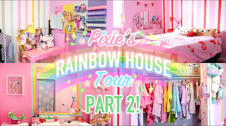 RAINBOW DREAM HOUSE TOUR: PART 2!!  Home Office, B...