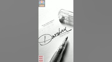 #darshan 💖comment your name for next logo. ❣️ #trending #viral #calligraphy  #shorts #youtubeshorts
