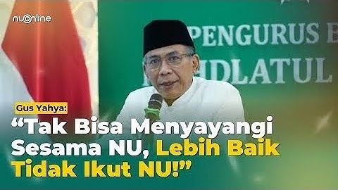 Tanggapan PBNU Ketum Protes Keras Hina Pesantren dan Tokoh yang Dimuliakan NU #boikottrans7