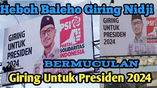 Berita Artis Hari ini! Heboh Baleho Giring Nidji! Giring Untuk Presiden 2024 Bermunculan