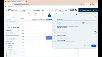 Custom Repeating Google Calendar Events