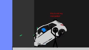 Algodoo car crashes & destruction #43