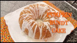 Pumpkin Bundt Cake (パンプキンとアップルのバントケーキ）