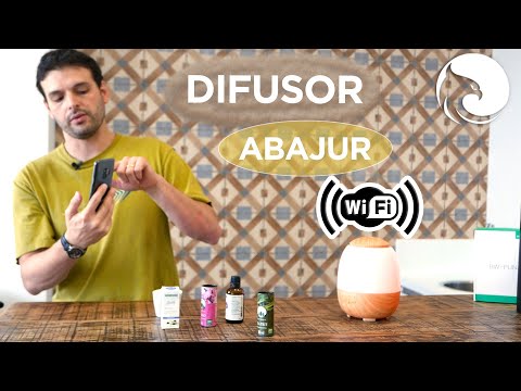 DIFUSOR de Aromas com Abajur e Wifi - PRODUTOS CURIOSOS EP.11 | Harpyja