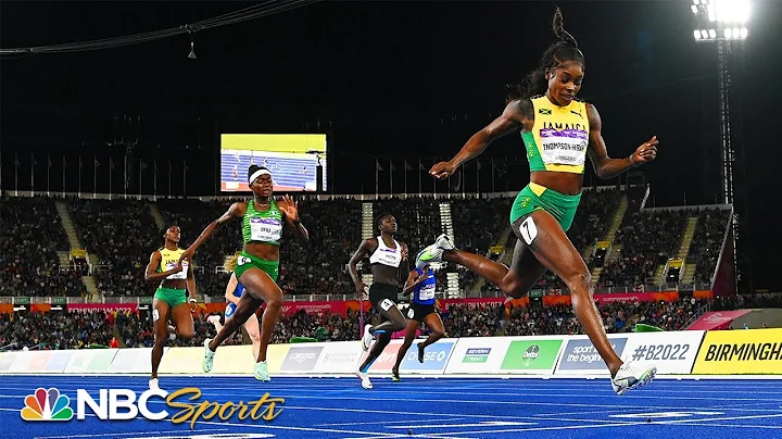 Thompson-Herah conquers 200 to complete 100/200 do...
