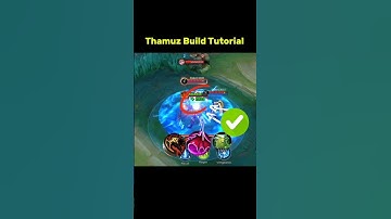 Thamuz Build Tutorial Mobile Legends #mlbb #ml2b #shorts #mobilelegends #thamuz