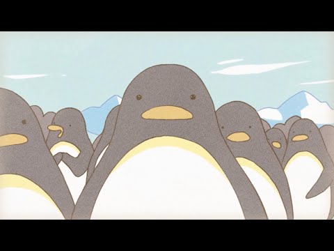 自主制作アニメ『ice cream』  ペンギンとおじいさん