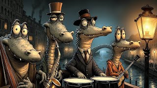 Midnight Alligators Play Gritty City Noir Jazz | Film Noir Vibes & Jazz Shadows