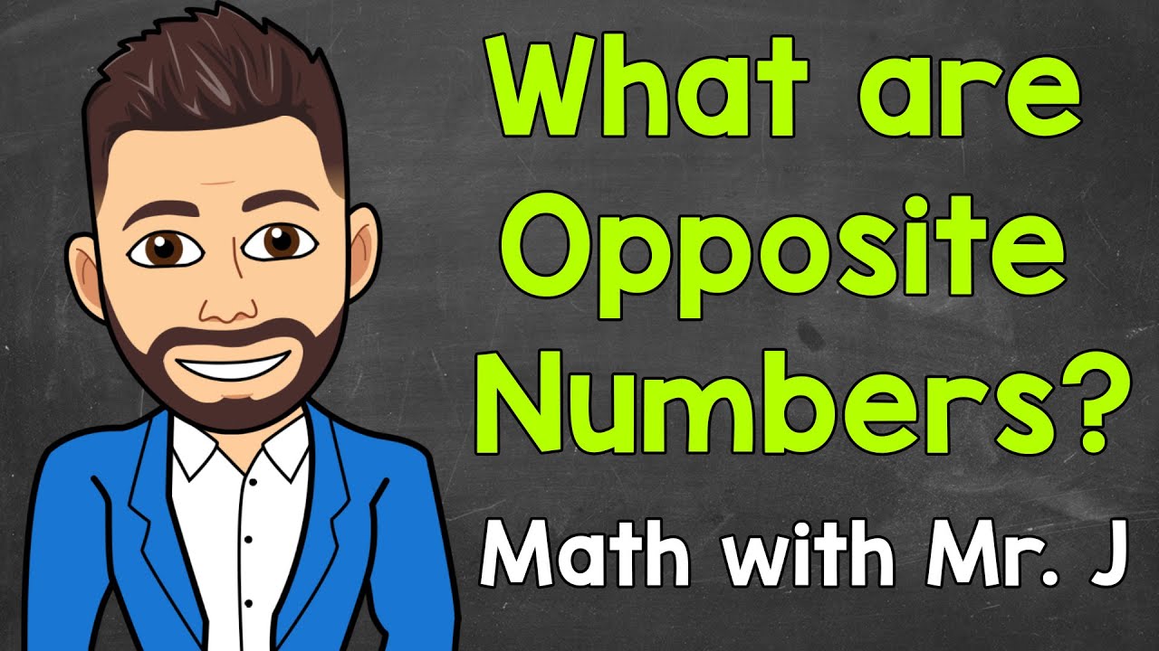 What Are Opposite Numbers? | Math With Mr. J