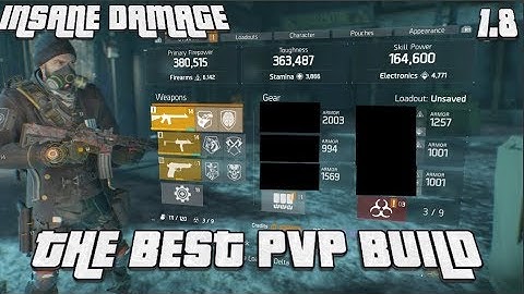 THE DIVISION 1.8-BEST PVP BUILD! INSANE DAMAGE