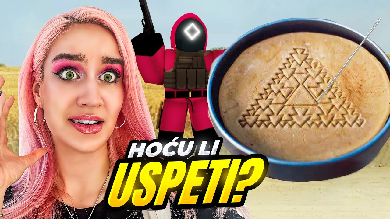 Pokušala Sam Da Predjem SVE IGRE U SQUID GAME.. 🦑