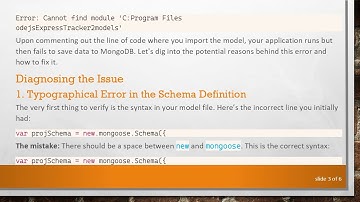 Solving the Cannot find module Error in MEAN Stack when Importing Models