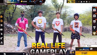 Free Fire Gameplay In Real Life || Comedy Video || Free Fire In Real LIfe || Kar98 army screenshot 4