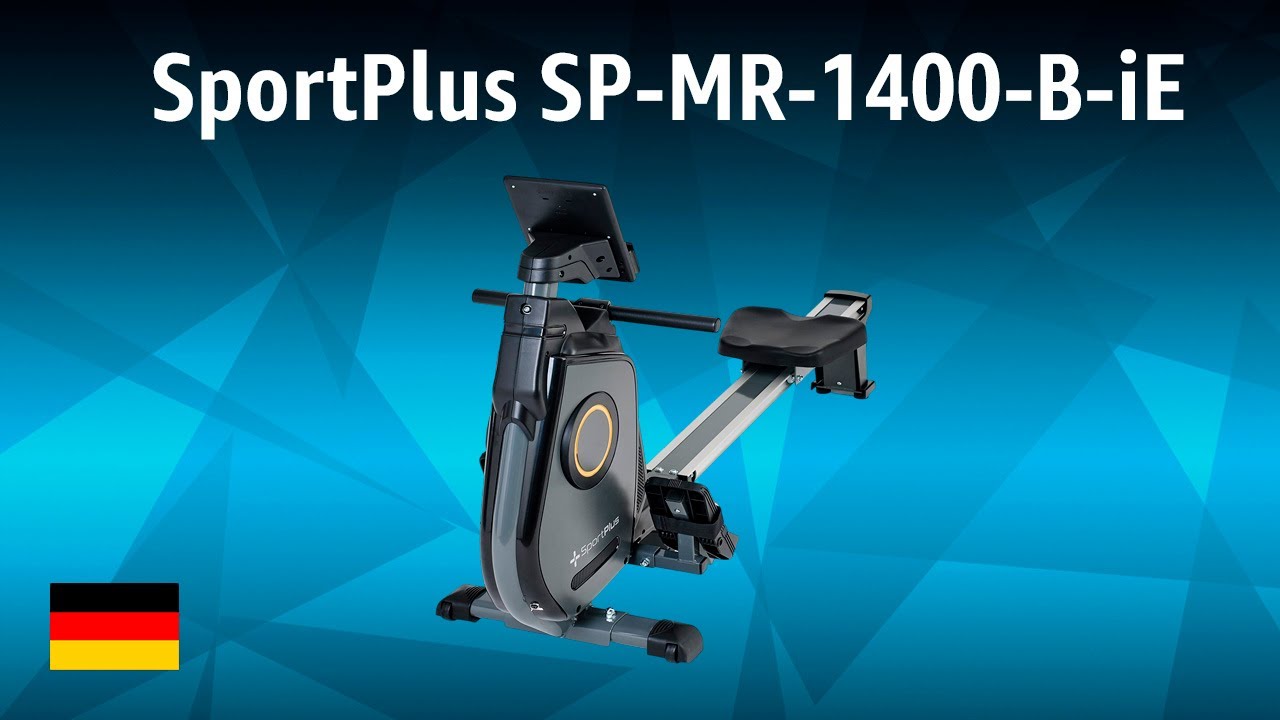 Rudergerät SportPlus SP-MR-1400-B-iE | TEST | Deutsch