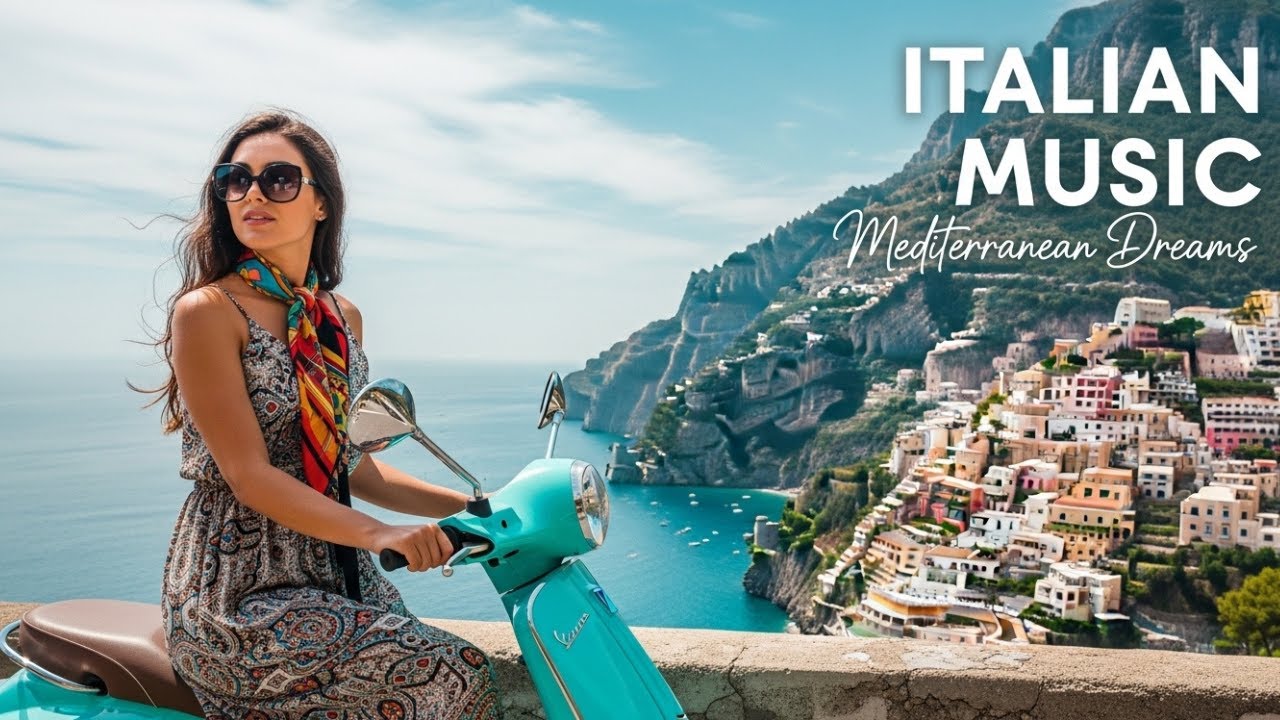 Amalfi Coast Calm 🎶 Soft Guitar Music for Study, Work & Stress Relief | 4K