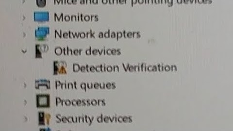 Windows 10 11 Other Devices Detection Verification Yellow Triangle ! Driver Install Fix Repair
