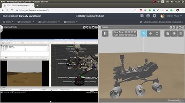 NASA Mars  Rover Curiosity in ROS and Gazebo
