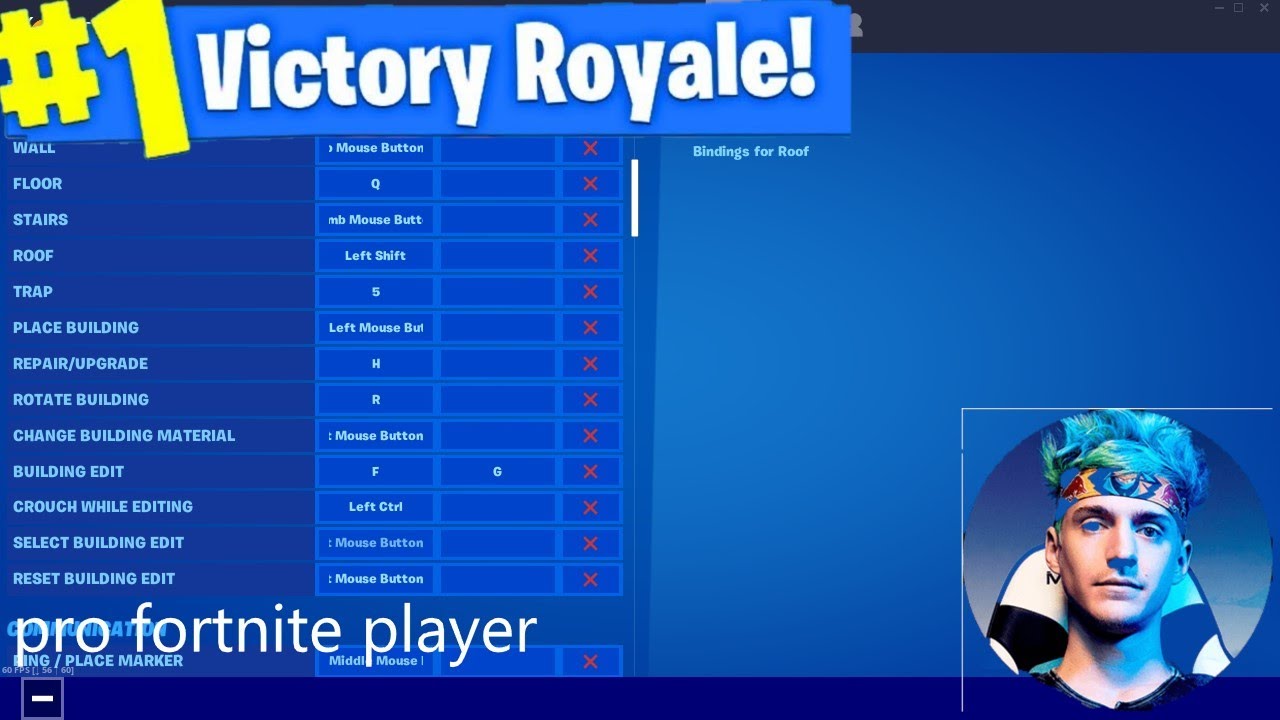 Using Ninja's Keybinds In Fortnite - YouTube