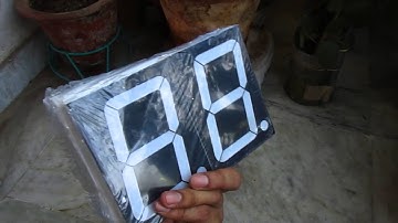 Large 4 inch Seven Segment LED Display