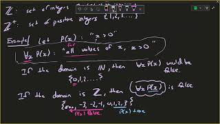 Predicates and Quantifiers - Universal and Existential