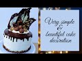 Very Simple And Beautiful Cake Decorations At Home | Easy Cake Decorating Idea