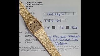 1980 Longines ladies gold bark vintage 