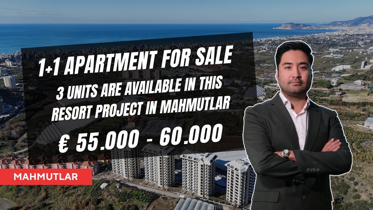 Alanya Mahmutlar 1 Bedroom Apartment For Sale | Alanya Cheap Apartment For Sale 