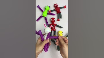 Robots Mini Pop Sound ASMR Creating satisfying POP #asmrsounds #satisfying #relaxing #creative #toys