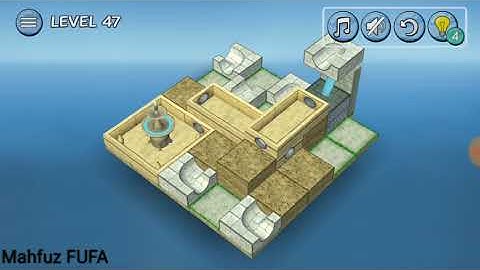 Flow water Fountain 3D puzzle | Pools Level 47