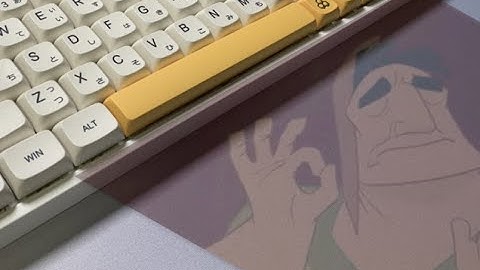 scuffed video of scuffed typing test on a scuffed keyboard