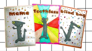 [paper diy] toothless blind bag unboxing | Paper diy | Cute #diy #craft #papercraft #toothless