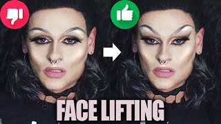 Como Fazer Face Lifting com Fita pra Lace por Suzie Sarah Glock