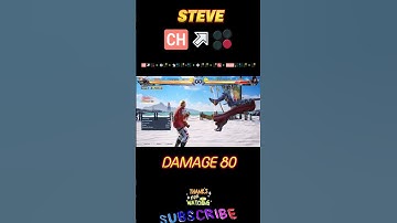 Steve Combo Guide Tekken8 I Steve Season2 combo guide#Steve#Combo#Season2#Tekken8
