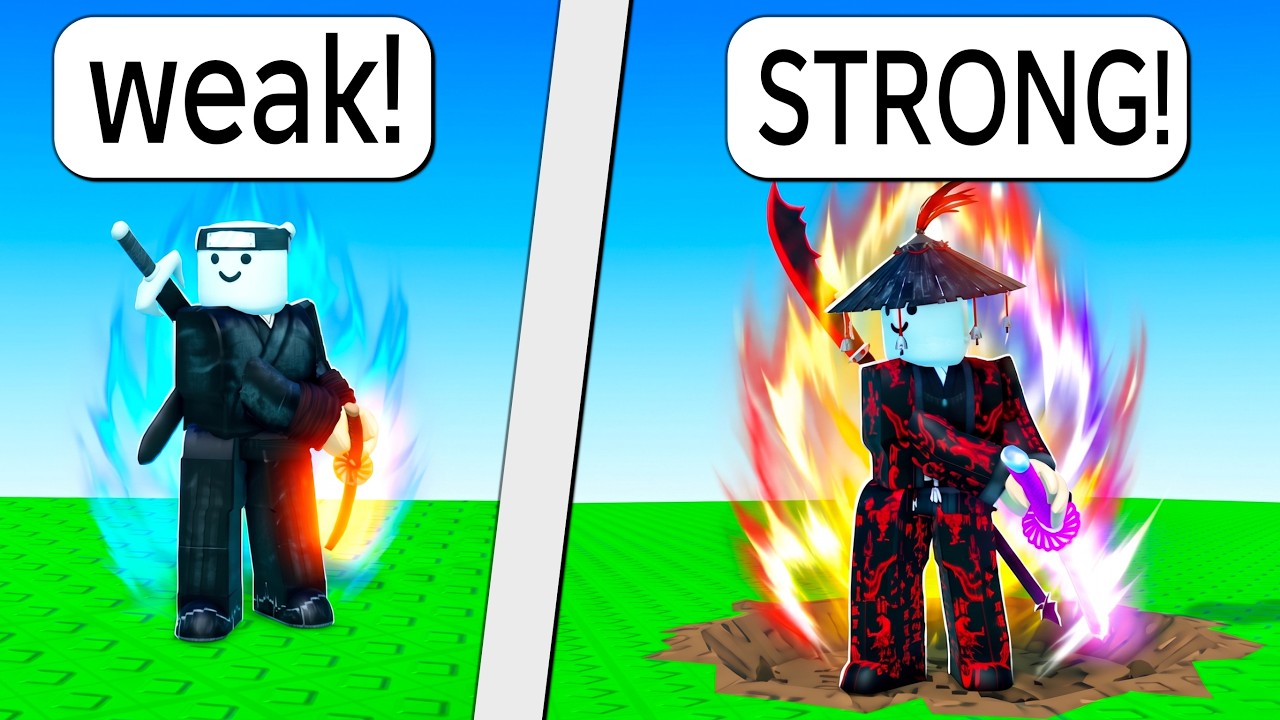I Went From WEAKEST to STRONGEST Katana on Roblox - YouTube