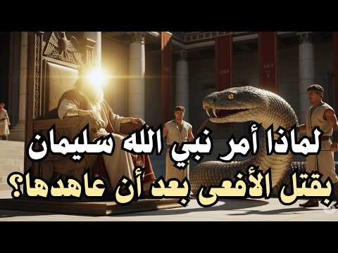 قصة الغراب والأفعى مع نبي الله سليمان 4 أسرار لم ت كشف من قبل تدبر وتفكر