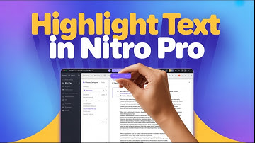Discover the SECRET to Highlighting Text in Nitro Pro Like a Pro