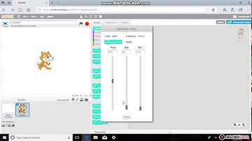 How to make the block colors change in scratch