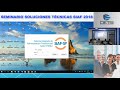 SEMINARIO SOLUCIONES TÉCNICAS SIAF 2018